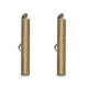 Slide end tubes 35mm - Antique bronze